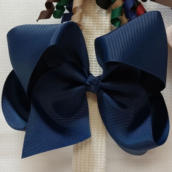 Hair Bows Grosgrain Ribbon Set of 5 - Picture 6 of 8
